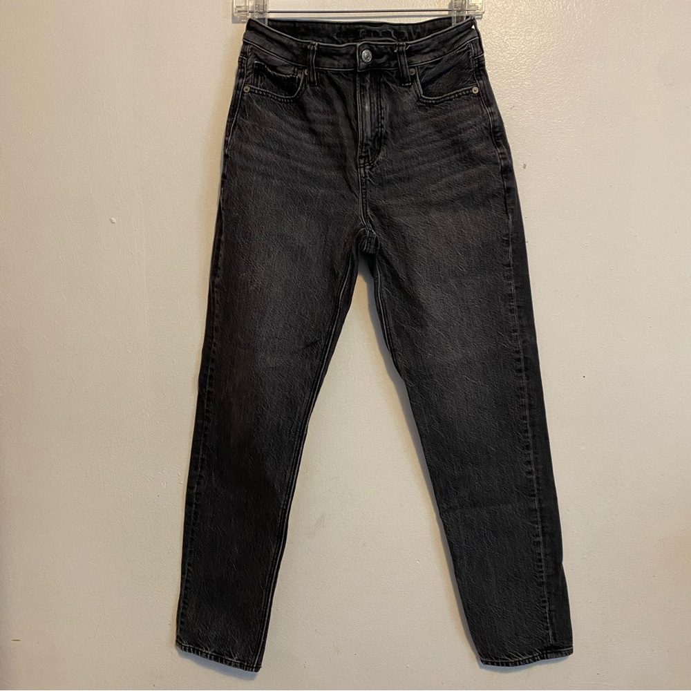 American Eagle Jeans Women’s Black Size 2 Regular Strigid 5 Pockets‎